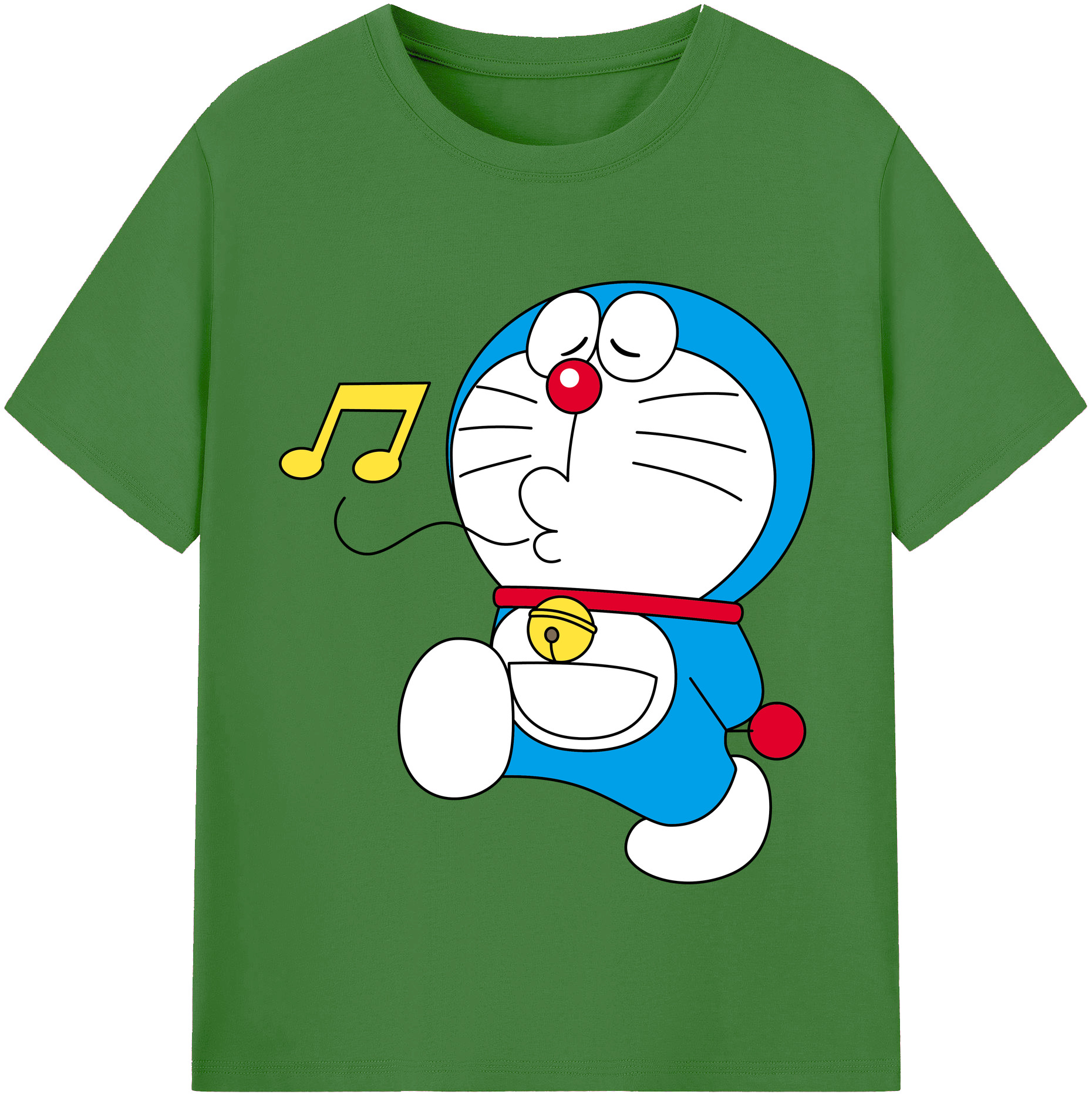 （画像用） ドラえもん Doraemon レディースカジュアルプリントTシャツ（綿100％）